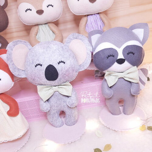 Centro de Mesa Bosque 20cm (kit com 6 Peças)