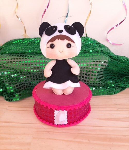 Centro de Mesa Carnaval/ Boneca de Panda