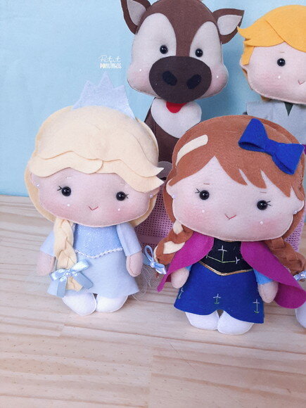 Centro de Mesa Frozen 20cm (kit 5 Peças)