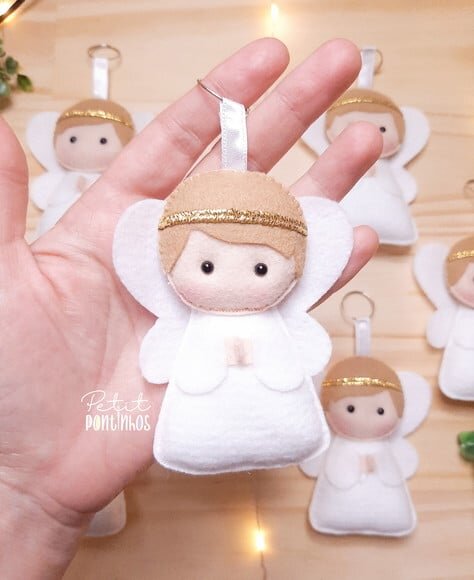 Chaveiro de Anjinho Feltro