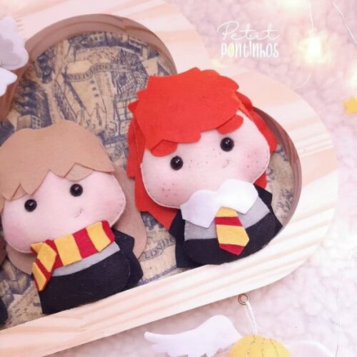 Enfeite de Porta Maternidade Harry Potter Nichonuvem Pinus