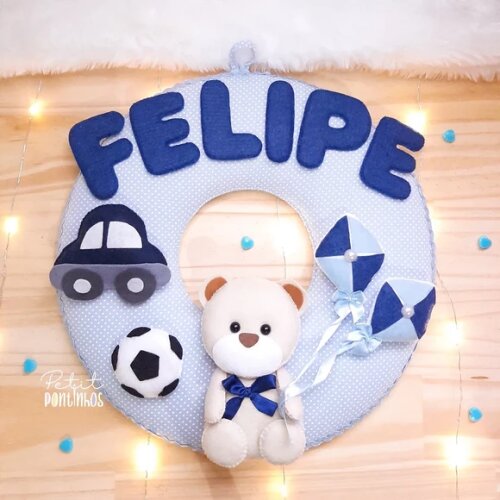 Guirlanda Personalizada Ursinho