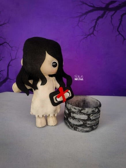 Kit Bonecas de Terror em Feltro (5 Peças) 20cm