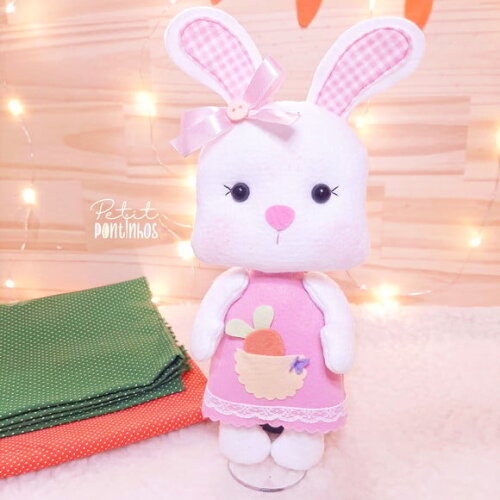 Kit Casal de Coelhos (2 Peças) 26cm