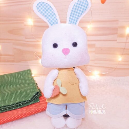 Kit Casal de Coelhos (2 Peças) 26cm