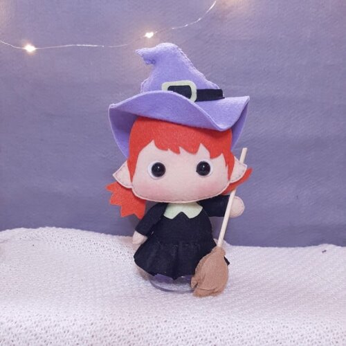 Kit Hallowen em Feltro (8 Peças) 12cm
