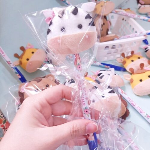 Lembrancinha Arca de Noé com Caneta Personalizada