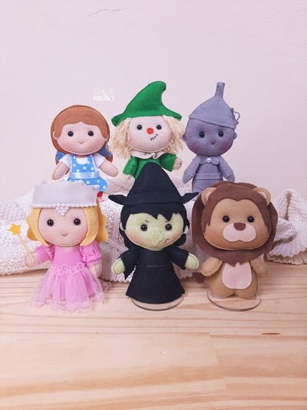 Lembrancinha Mágico de Oz 10cm (6 Peças)