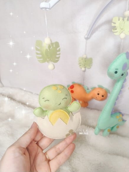 Mobile Musical Dinossauro Baby