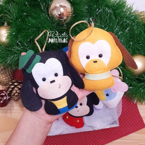 Pingentes Turma do Mickey (kit 6 Peças) (leia a Descrição)
