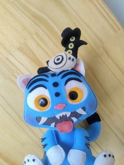 Tigre Derpy e Pássaro Sussie (guerreiras do Kpop) 1 Unidade