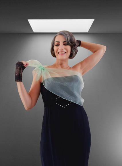 Bolero Verde Agua Pequeno Modelo Cristal