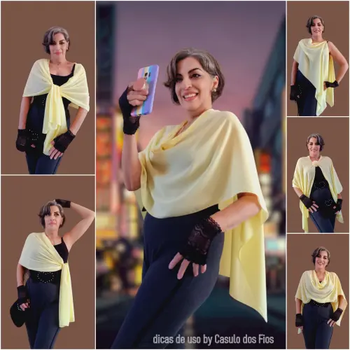 Echarpe Festa Musseline Transparente Várias Cores a Escolher