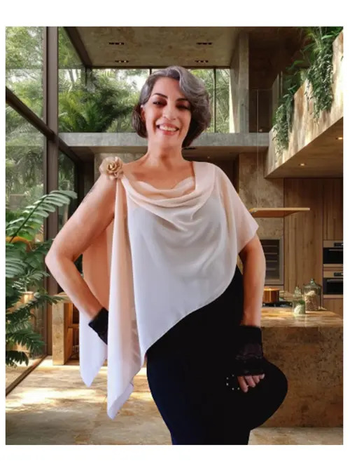 Echarpe Festa Musseline Transparente Várias Cores a Escolher