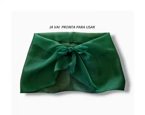 Echarpe Bolero Festa Verde Busto 99cm Pronta Engrega