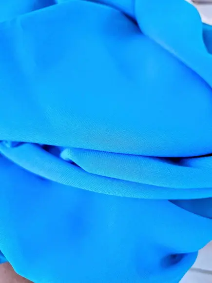 Echarpe Festa Feminina Azul Leve para usar com vestido de festa