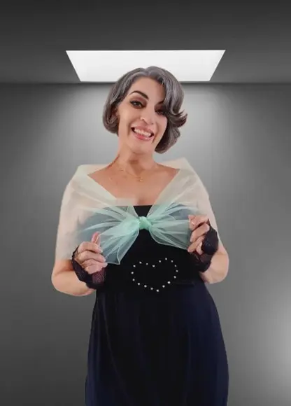 Echarpe Modelo Bolero Verde Agua Tamanho Pequeno