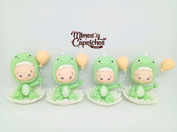 Aplique Baby dino na casca