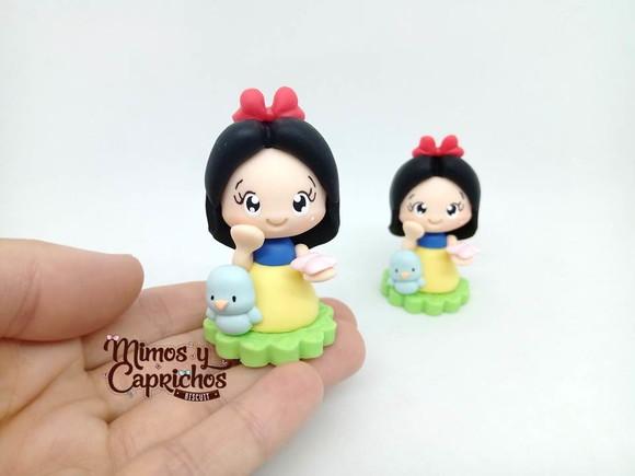 Aplique Branca de neve e passarinho