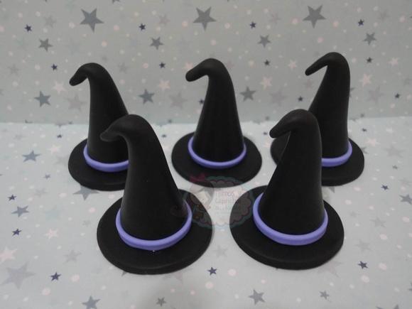 Aplique chapéu da bruxa