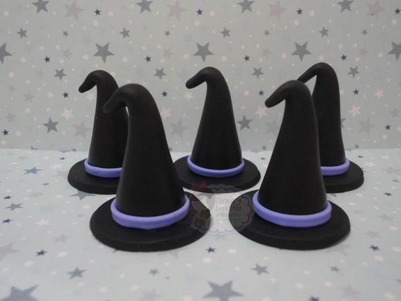 Aplique chapéu da bruxa