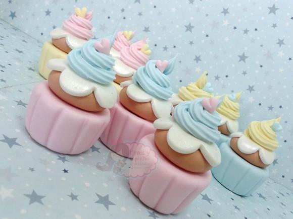 Aplique cupcake 3d