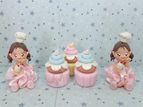 Aplique cupcake 3d