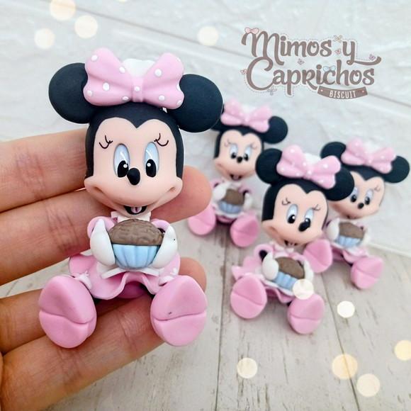 Aplique Minnie Confeiteira Sentadinha