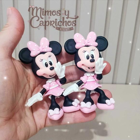Aplique Minnie Rosa Sentada