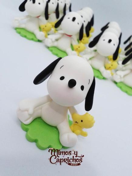 Aplique Snoopy e woodstock com base