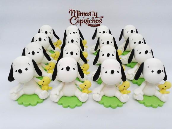 Aplique Snoopy e woodstock com base