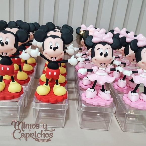 Caixinha Mickey/minnie Rosa