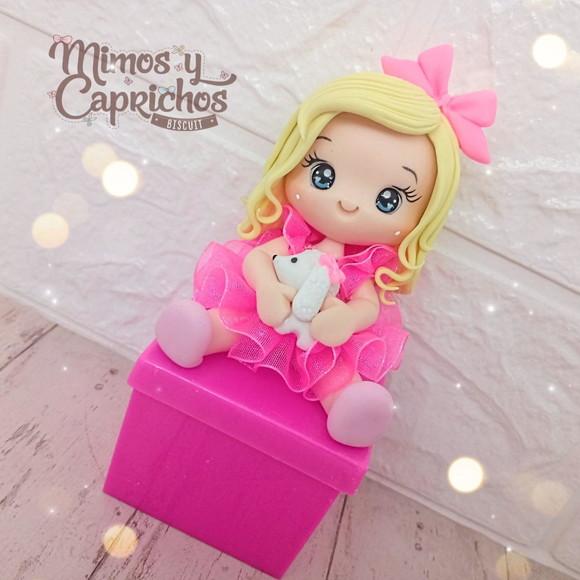 Caixinha Pink Menina Barbie