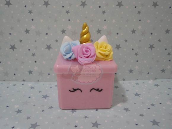 Caixinha Unicórnio Rosa