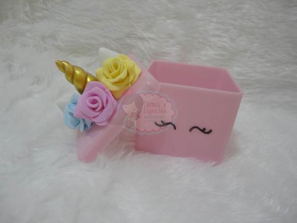 Caixinha Unicórnio Rosa
