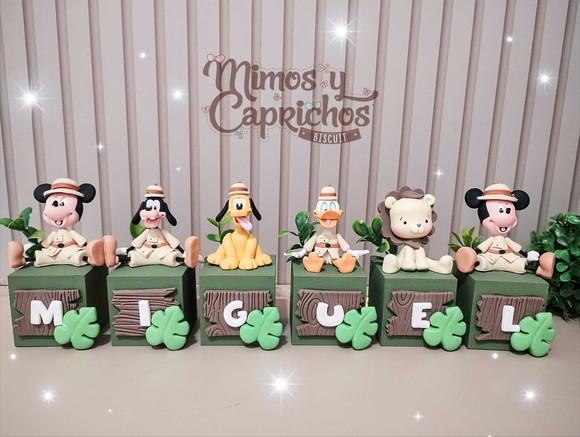 Cubos Personalizados Mickey Safari