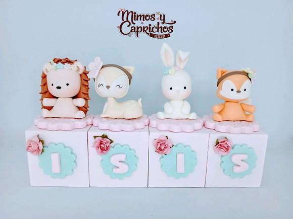 Cubos personalizados Bosque rosa