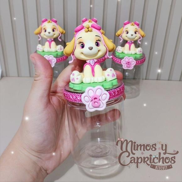 Lembrancinha Pote Skye Patrulha Canina