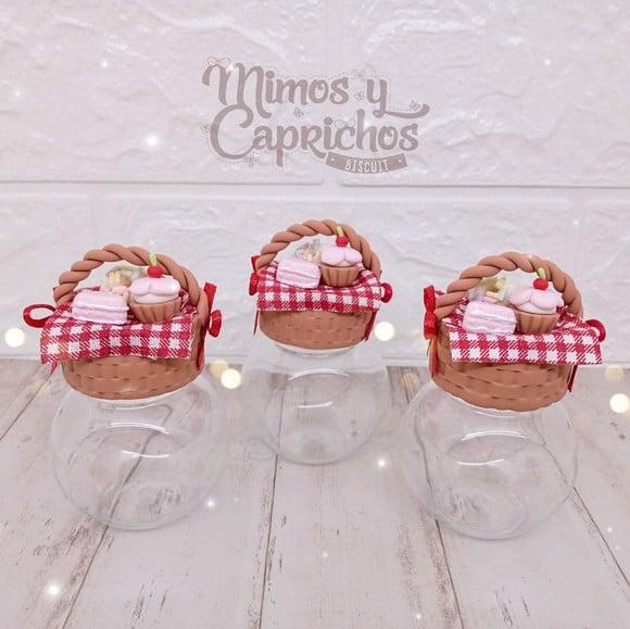 Mini Baleiro Cestinha de Doces