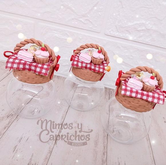 Mini Baleiro Cestinha de Doces
