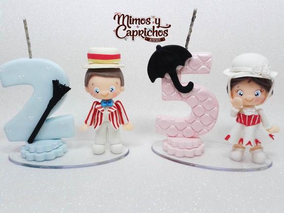Mini Topo Mary Poppins (valor Unitário)