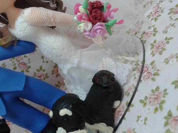 Noivinhos Personalizados com cachorrinhos