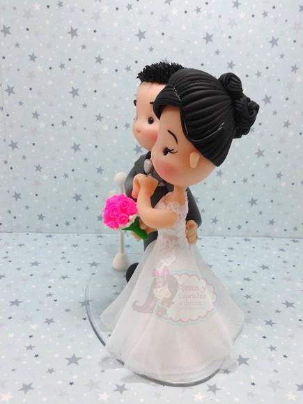 Noivinhos personalizados com plaquinha
