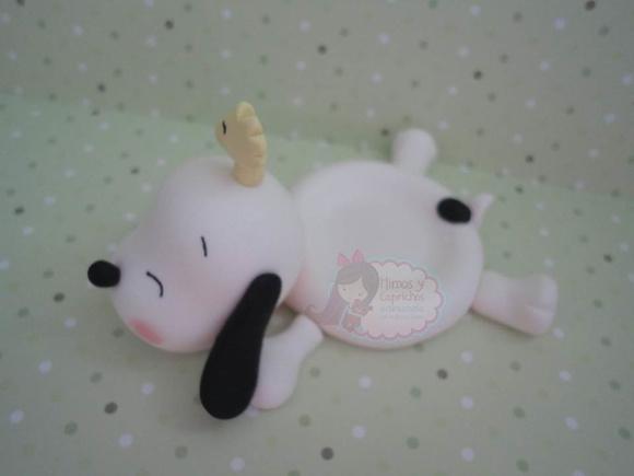 Porta docinho Snoopy e woodstock