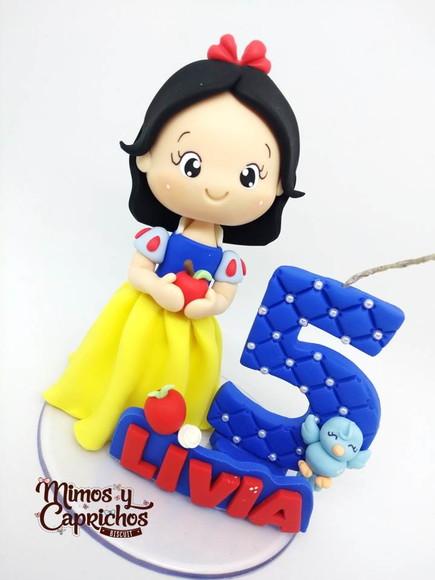Topo de bolo Branca de neve
