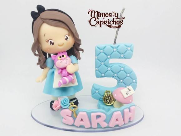 Topo Personalizado Alice no País das Maravilhas