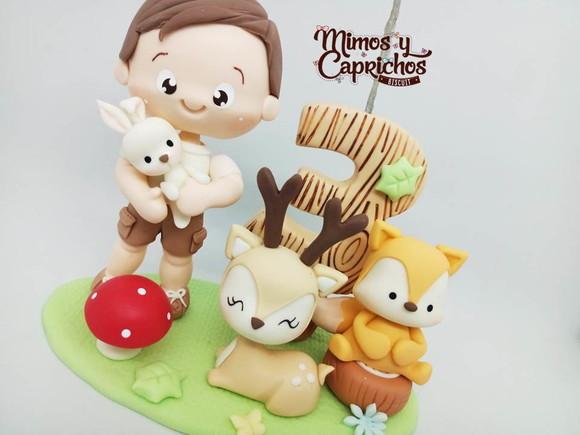 Topo personalizado Bosque Menino
