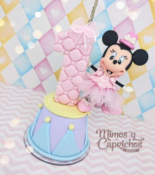 Vela Decorada Circo da Minnie