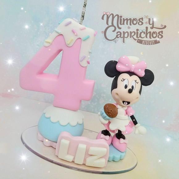 Vela Minnie Confeiteira