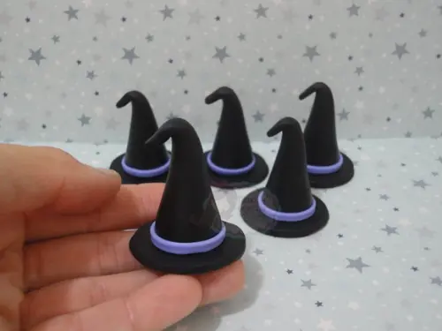Aplique chapéu da bruxa